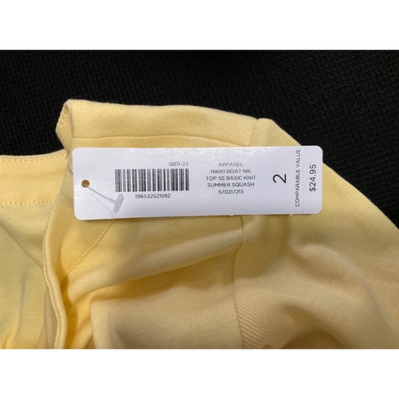 NWT- Chico's Summer Squash Tops - Size: 2 - Picture 4 of 6